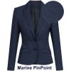 Veste Blazer Femme, SlimFit, Marine PinPoint