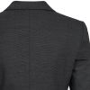 Veste Blazer Femme, Noir PinPoint, détail