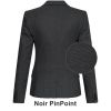 Veste Blazer Femme, Noir PinPoint