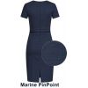 Robe Fourreau, Coupe Regular fit, Marine PinPoint