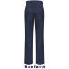 Pantalon Femme, Regular Fit, Coupe Bootcut, Bleu foncé