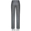 Pantalon Femme, Coupe Droite Regular Fit, Gris clair