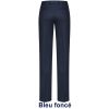 Pantalon Femme, Coupe Droite Regular Fit, Bleu foncé
