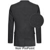 Veston homme, Confort et Performance, Noir PinPoint