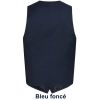 Gilet Homme, 4 boutons, Bleu foncé, dos