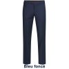 Pantalon Homme, Ceinture élastique, Regular Fit, Bleu foncé