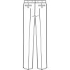 Croquis du dos Pantalon Homme Ceinture élastique