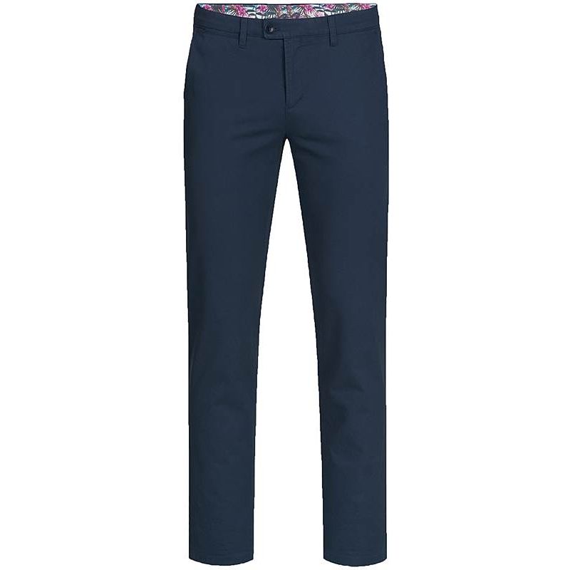 New York Pantalon chino homme en coton modal coupe regular ①