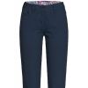 Pantalon Chino Femme, 2 poches latérales, Marine