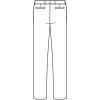 Croquis du dos Pantalon Chino Homme, Regular Fit