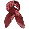 Foulard femme Carreaux  lavable Schéma