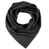 Foulard Carré Femme Noir, Lavable en machine