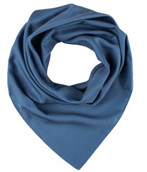 Foulard Carré Femme Bleu, Lavable en machine