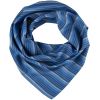 Foulard femme rayures bleues, lavable