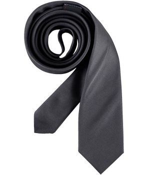 Cravate étroite Slim Line, couleur Anthracite lavable