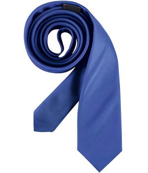 Cravate étroite Slim Line, couleur Bleu roi, lavable