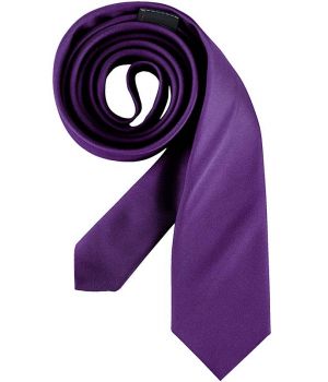 Cravate étroite, couleur violet, lavable
