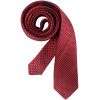 Cravate étroite Slim Line, Couleur Rouge et Gris à carreaux, lavable