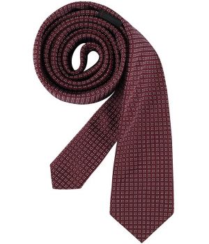 Cravate étroite Slim Line, Couleur Bordeaux, lavable