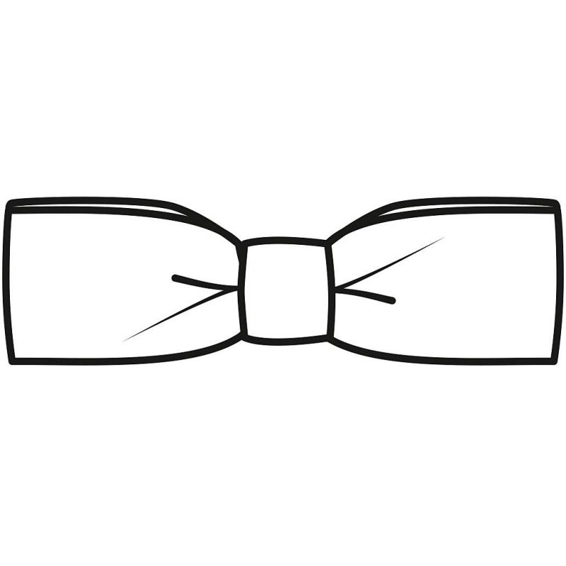 Noeud Papillon Noir Lavable En Machine