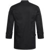 Veste de Cuisine Noire, Dos