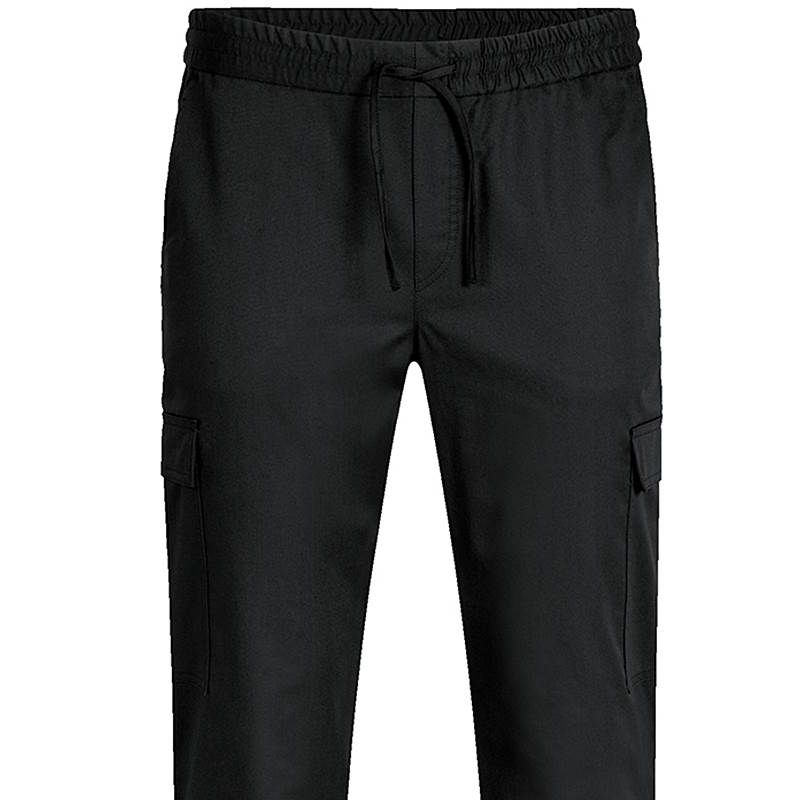 Pantalon battle bas resserré noir homme