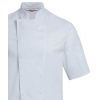 Veste de cuisine blanc manches courtes