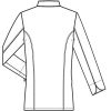 Croquis du dos Veste de Cuisine Femme Coupe Regular fiit