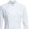 Veste de Cuisine femme blanche manches longues