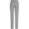 Pantalon Femme de Cuisine et de Service, Pepita Noir et Blanc, Dos