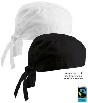 Bandana Restaurant, Bandana Serveur, le paquet de 3