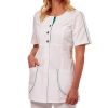 Blouse Médicale Femme, Passepoil aux manches et sur poches