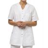 Blouse Médicale Femme, Lyocell et Polyester, Boutons Pression