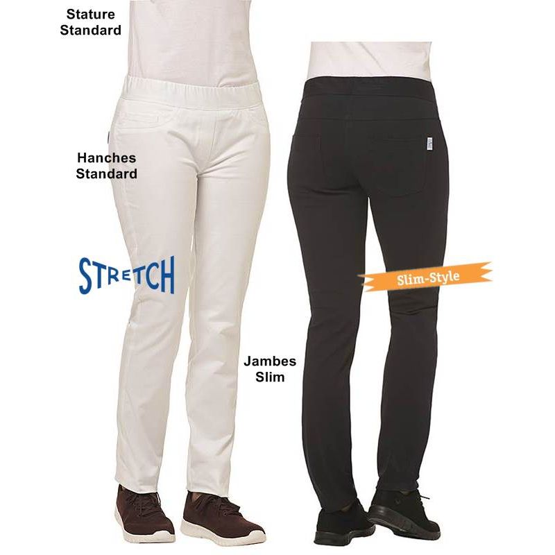 Pantalon De Cuisine Elastique Femme pas cher.