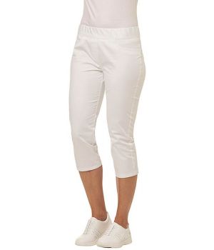 Pantacourt Femme, Coupe Slim Fit, Elastiqué à la taille, Stretch