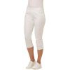 Pantacourt Femme, Coupe Slim Fit, Elastiqué à la taille, Stretch