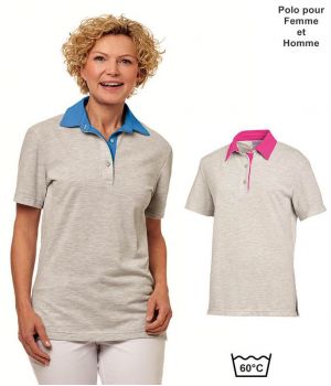 Et Boutonnage Femme ContrastéeConfort HommeCol Couleur De Polo WH2e9YEDI