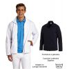 Veste sweat zippée homme blanc