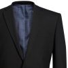 Veste Homme Stretch, Coupe Ajustée, Noire