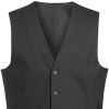 Gilet de Costume Homme, Tissu Stretch, Anthracite