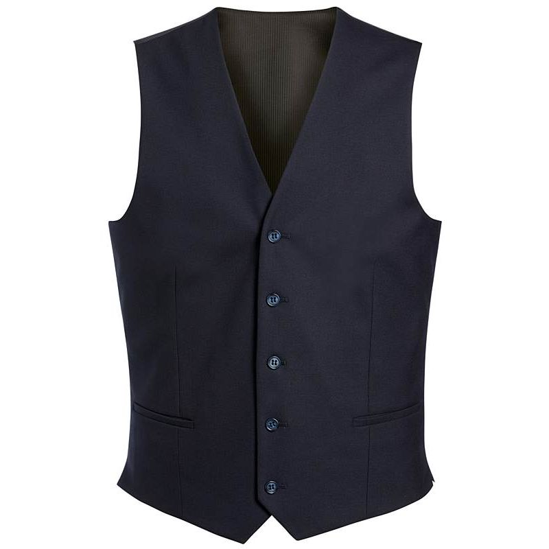 Gilet de Costume Homme, 5 Boutons, Tissu Stretch Confortable et Résistant