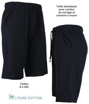 Bermuda d'intérieur ou de pyjama, Tailles  4XL et 6XL.