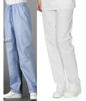 Pantalon Couleur Homme et Femme, Ceinture élastique, Polyester Coton