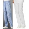 Pantalon couleur homme, Ceinture élastique, polyester coton