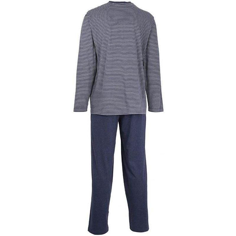 Pyjama Homme, Haut à Rayures avec Col en V, Pantalon ...