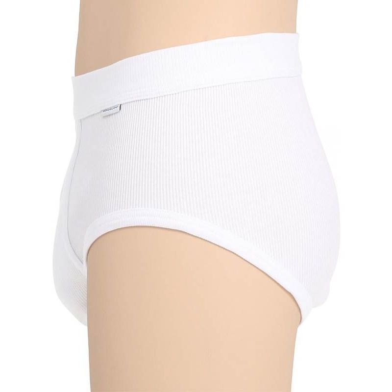 Slip Homme Cotonella - Coton Bi-élastique - Élastique Visible - Confort Anatomique - Taille Basse - Multi Coloris