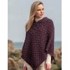 Magnifique Poncho, Couleur Prune