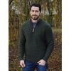 Magnifique Pull Irlandais pour Homme, Couleur Vert