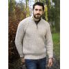 Pull Irlandais Fisherman Beige Chiné