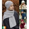 Magnifique Bonnet Irlandais Femme et Homme, 100% Laine Merinos